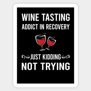Recovery Wine Tasting Sticker